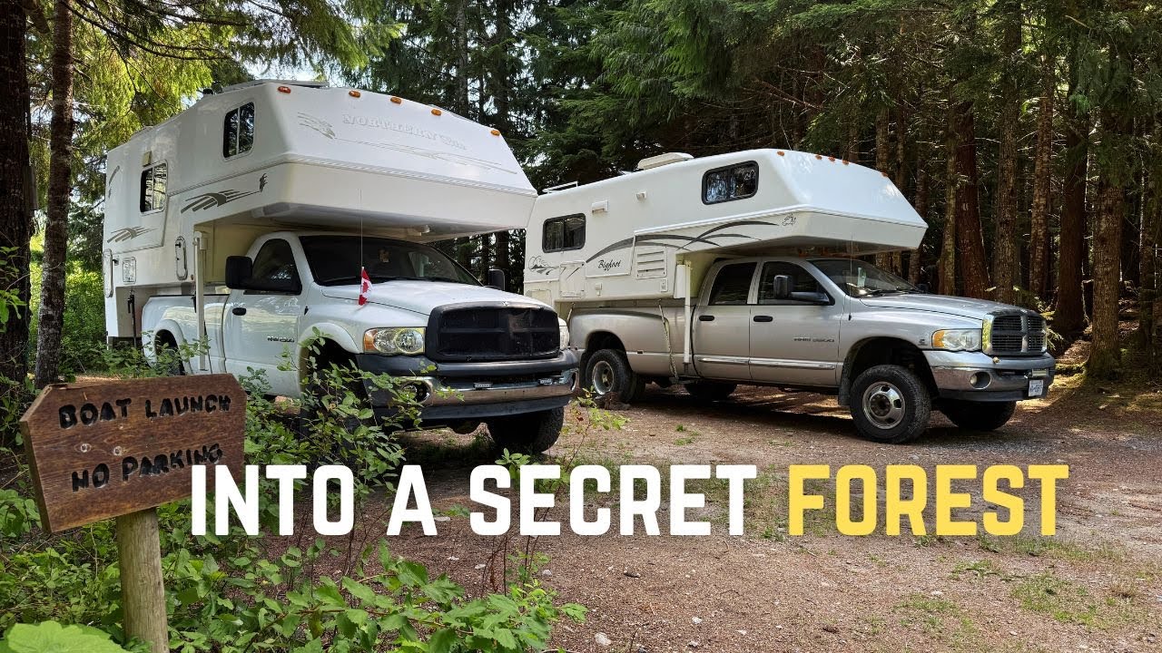 Truck Camper Living On Northern Vancouver Island With Friends