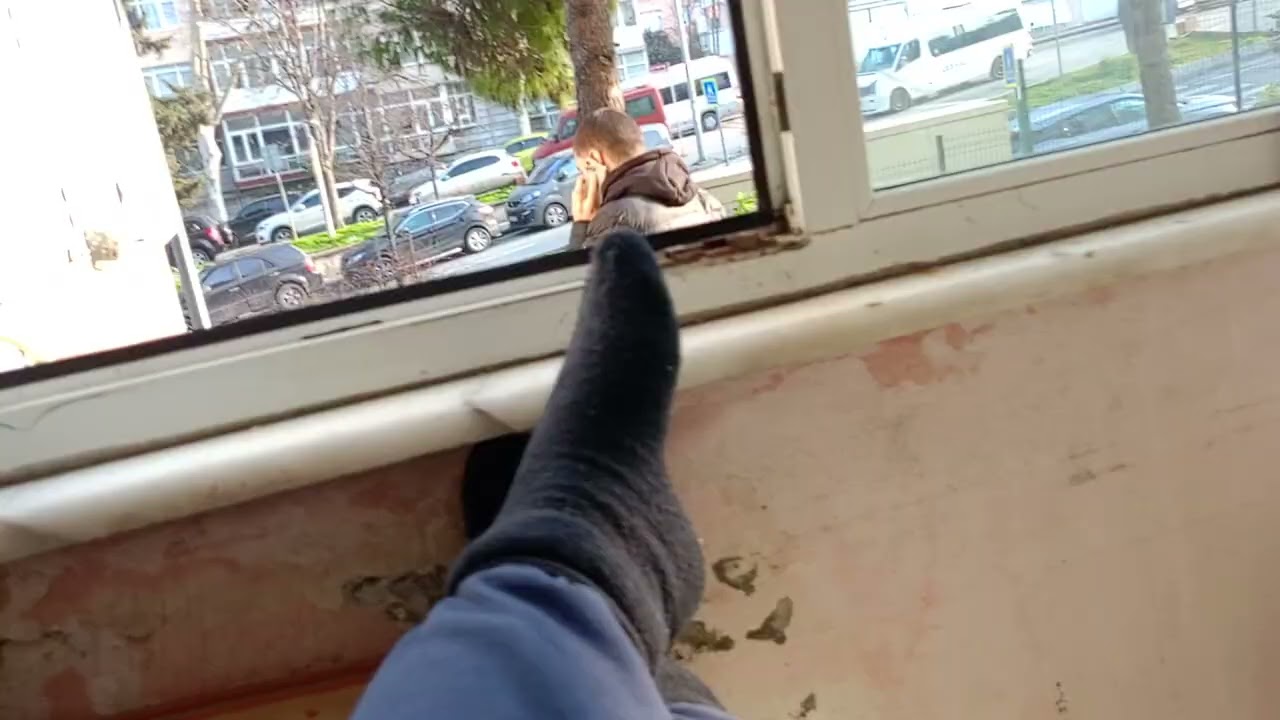 Balkona çıkınca örgütü hazır olda, şahsende