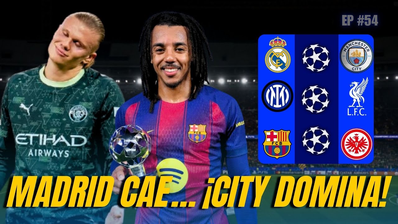 RESUMEN JORNADA 6 CHAMPIONS LEAGUE | BARCELONA remonta y MANCHESTER CITY gana en el Bernabéu