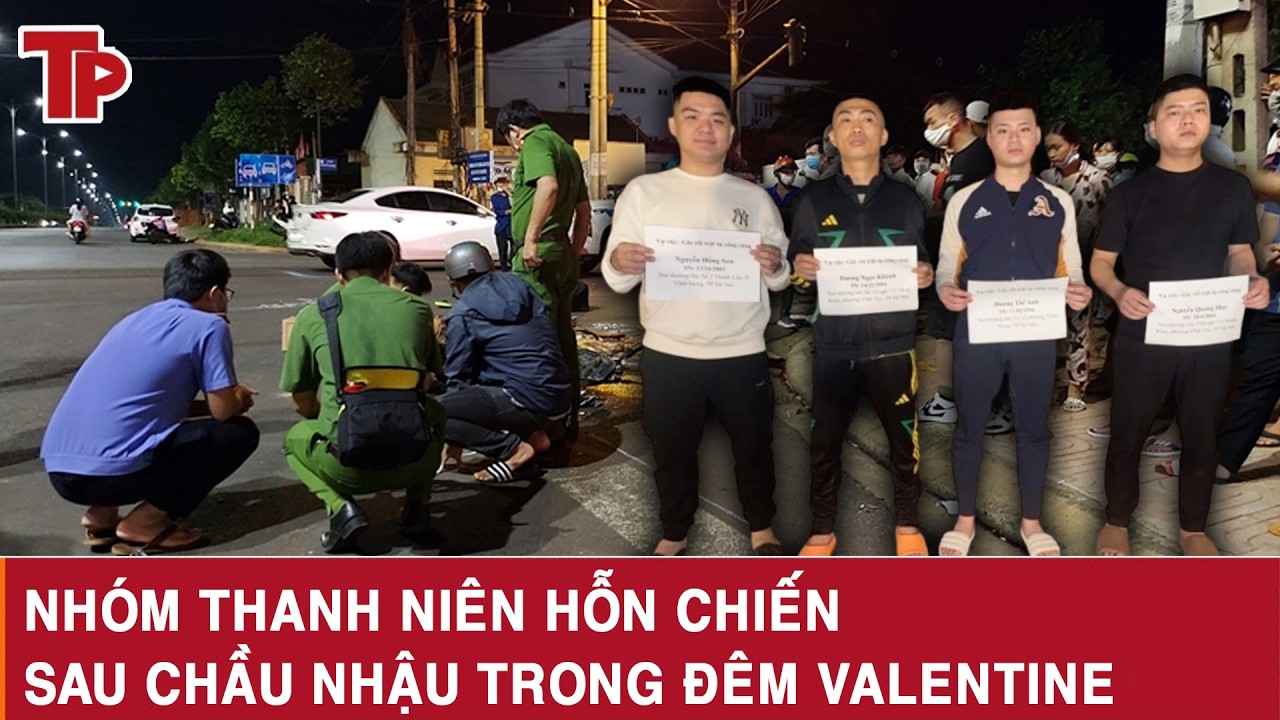 Tối 16/2: Nhóm thanh niên vác xẻng hỗn chiến như phim hành động sau chầu nhậu trong đêm Valentine