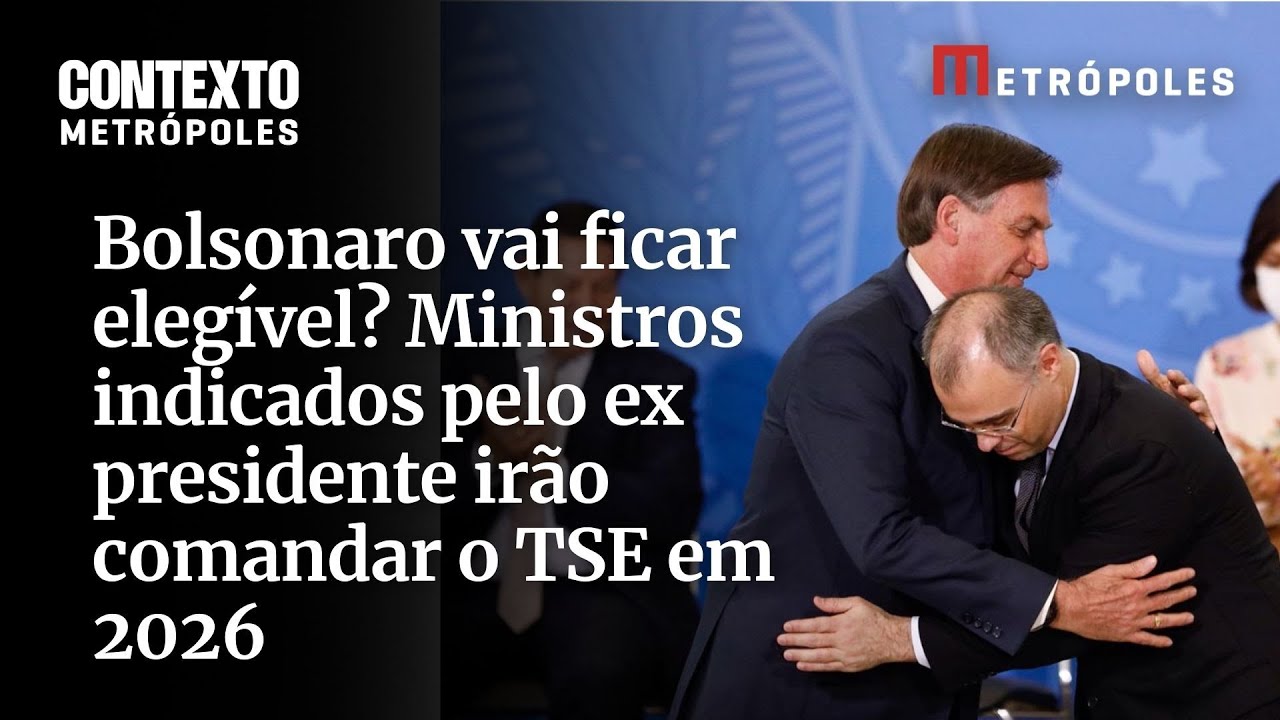 Bolsonaro vai ficar eleg&iacute;vel? Ministros indicados pelo ex presidente ir&atilde;o comandar o TSE em 2026