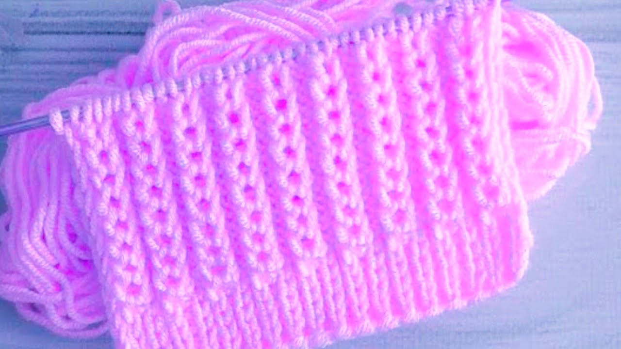 चार फंदे का बुनाई डिजाइन।knitting pattern | for cordigan/scarf/sweater & baby boy & girl