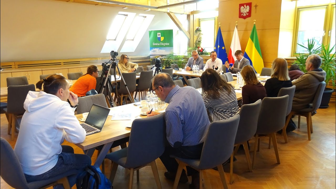 Konferencja prasowa w Urzędzie Gminy Chojnice z 22.01.2026