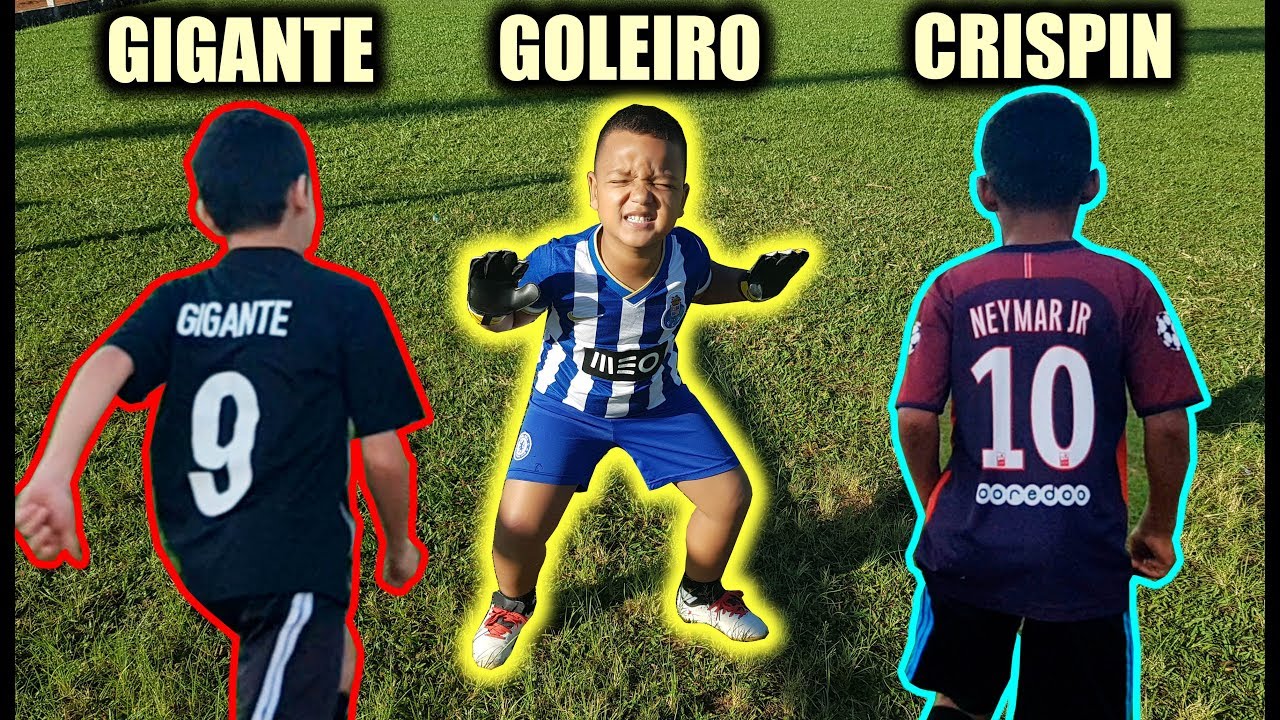 GIGANTE E CRISPIN TREINARAM FELIPE TOYS COMO GOLEIRO (Desafios de Futebol)