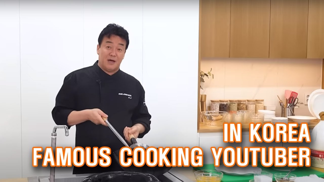 The Most Famous Chef Youtuber, Baek Jong-won In Korea