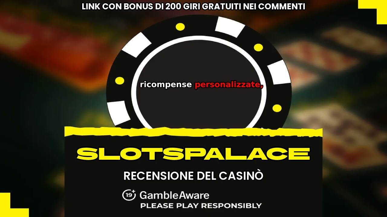 SLOTSPALACE CASINO OPINIONI 2025 &ndash; PRELIEVI, BONUS, CONDIZIONI & CODICE PROMO