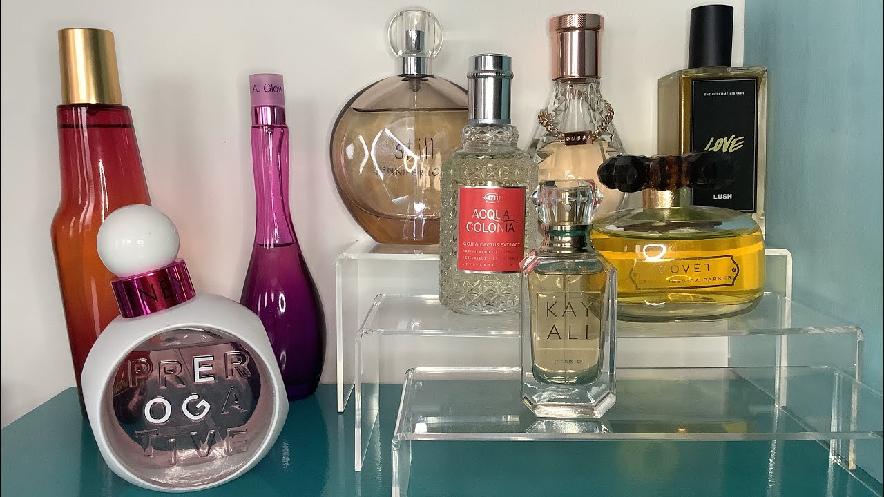 What I Wore Last Week inc Kayali Citrus 08 JLo L.A Glow Lush Love Liz Claiborne Mambo Guess Dare
