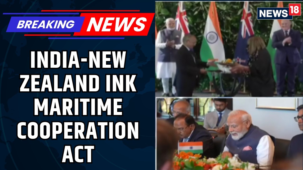 India-New Zealand Strengthen Defence Ties With A New Cooperation Roadmap | PM Modi | News18
