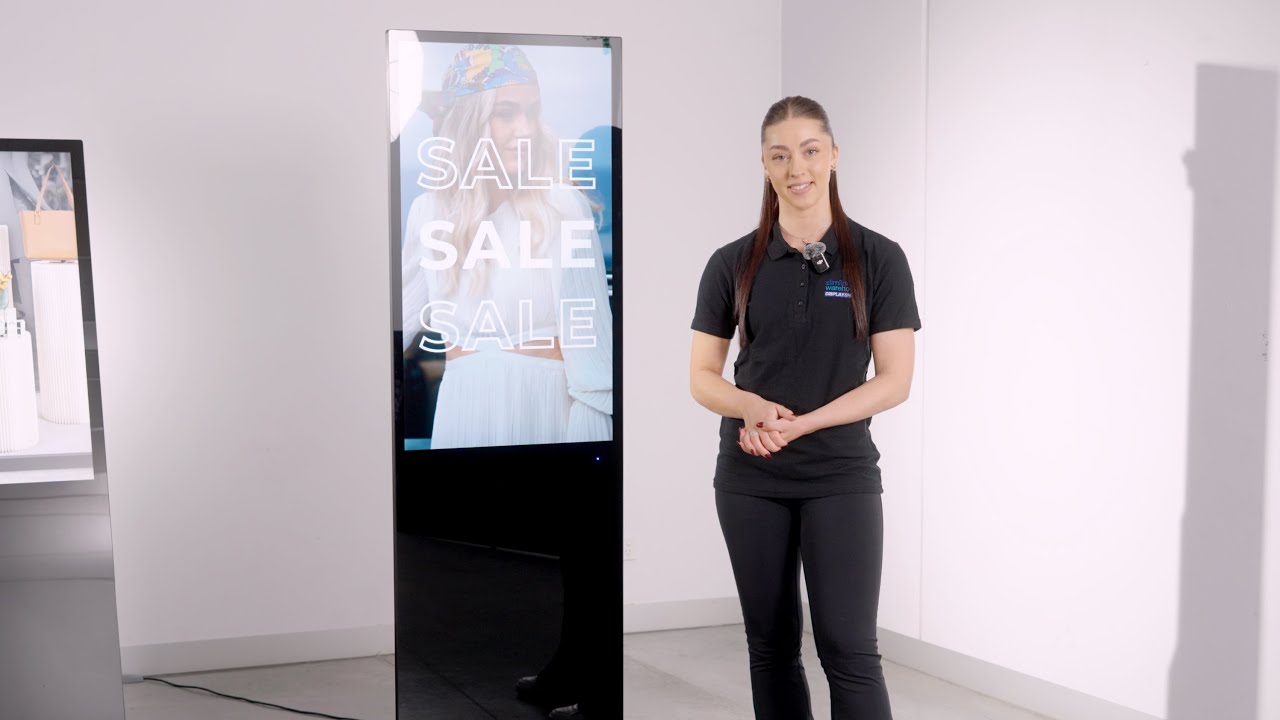 High-Impact Digital Signage Totem | 43&rdquo; & 55&rdquo; Display #digitalsignage