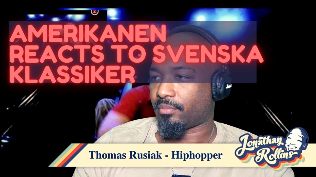Amerikanen Reacts To Svenska Klassiker: Thomas Rusiak - Hiphopper
