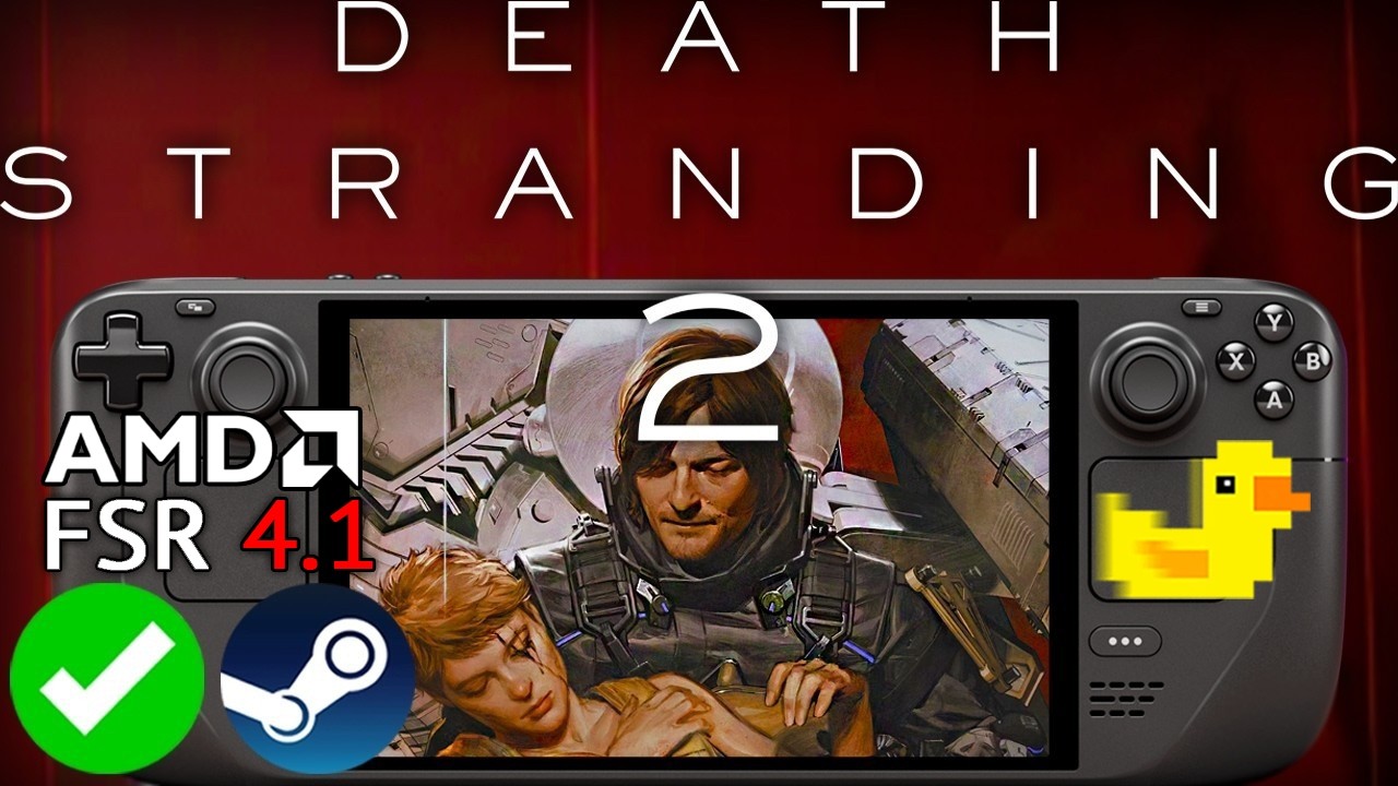 DEATH STRANDING 2 Steam Deck FSR 4.1 + Lossless Scaling Performance NEW Patch 1.10
