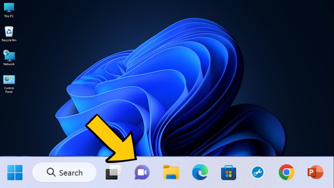 Hide Chat Button on the Taskbar Windows 11