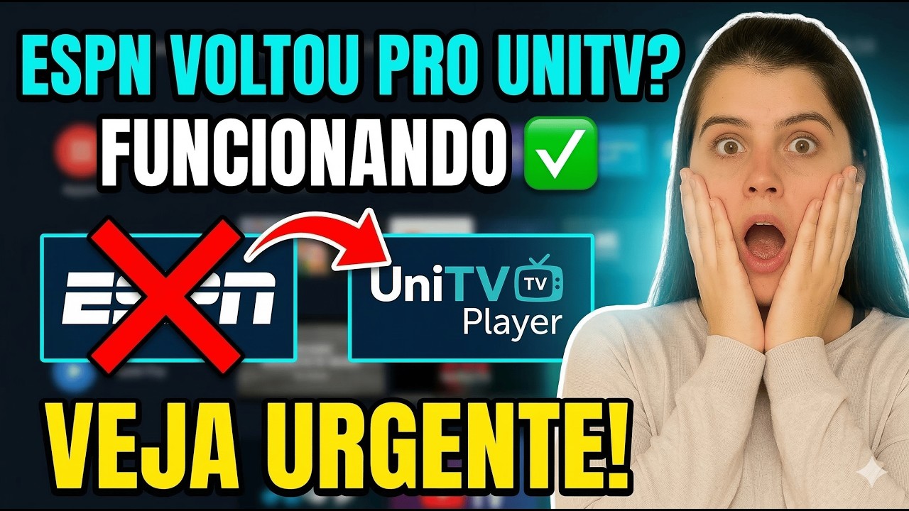 ESPN FORA DO UNITV E HTV? ESPN VOLTOU NO HTV? ESPN SUMIU DO UNITV? VEJA COMO RESOLVER!