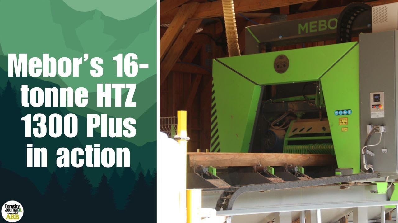 WATCH: Mebor's 16-tonne HTZ 1300 Plus in action at Logie Timber