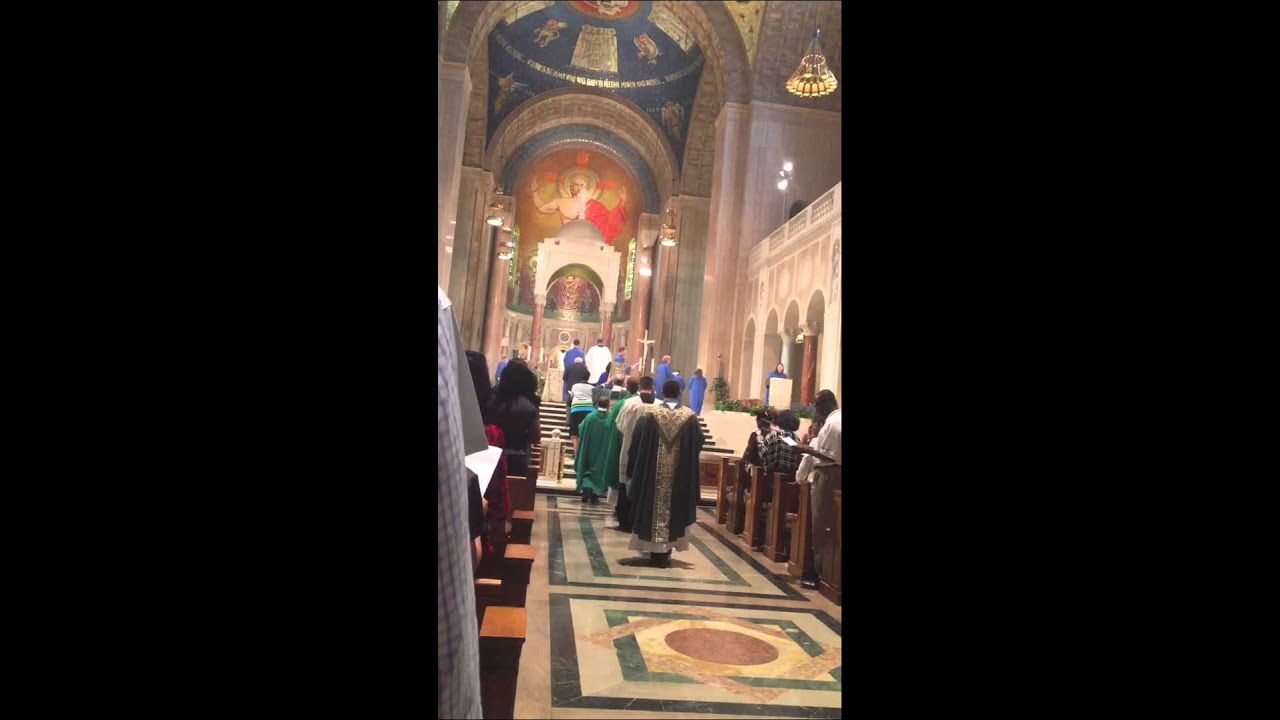 Processional at the Basilica of the National Shrine of the Immaculate Conception, Washington,DC