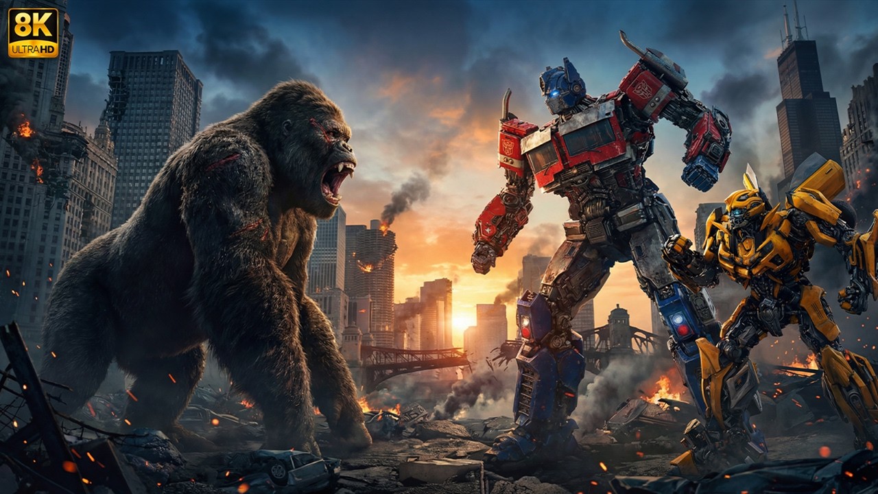 King Kong vs. Optimus Prime & Bumblebee: Battle in Chicago