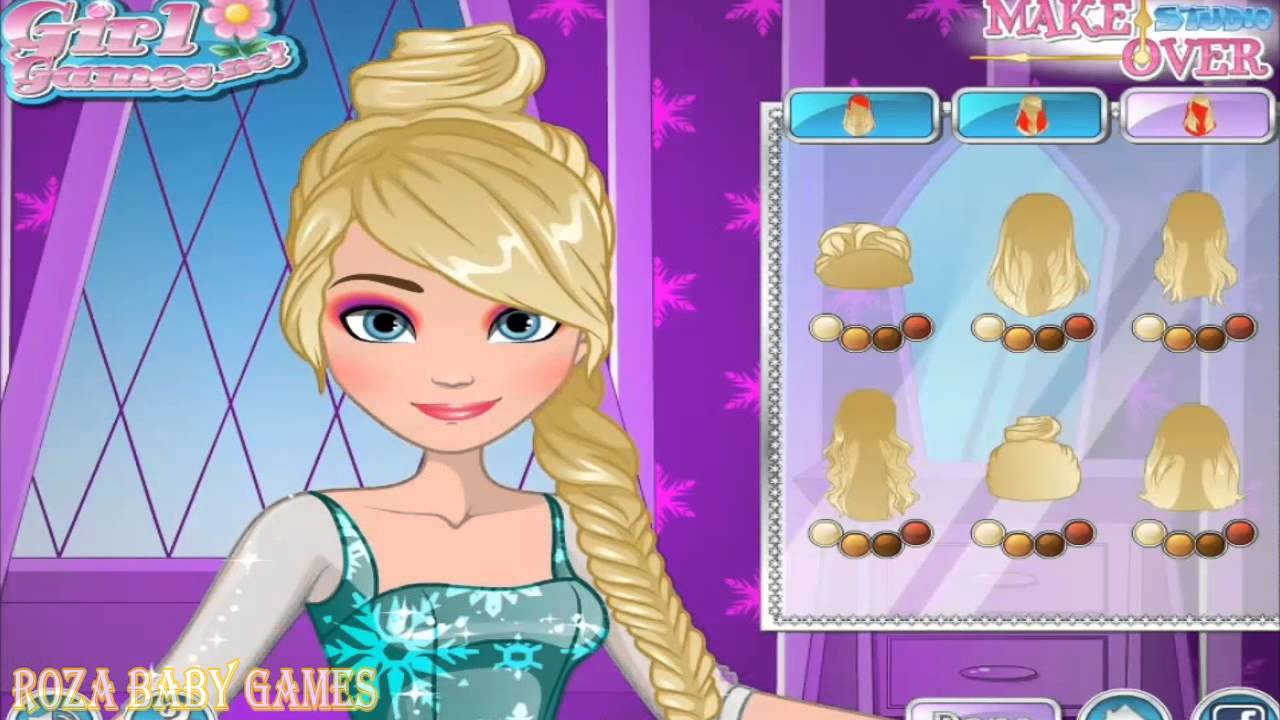 &diams; Game, Makeover Studio Elsa &diams; ▬ Эльза, студия макияжа, игра для детей