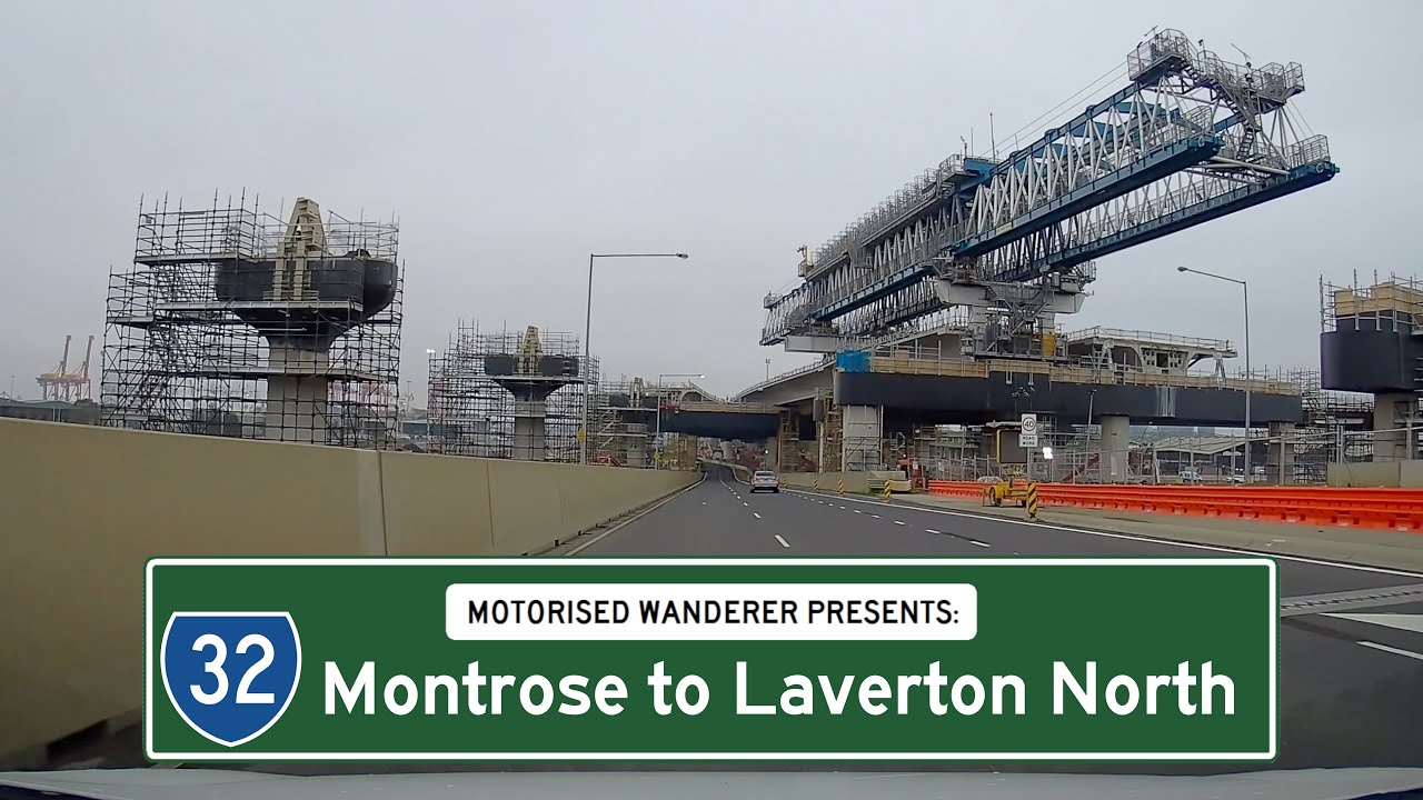 Melbourne State Route 32: Montrose to Laverton North (Real Time Driving 4K)