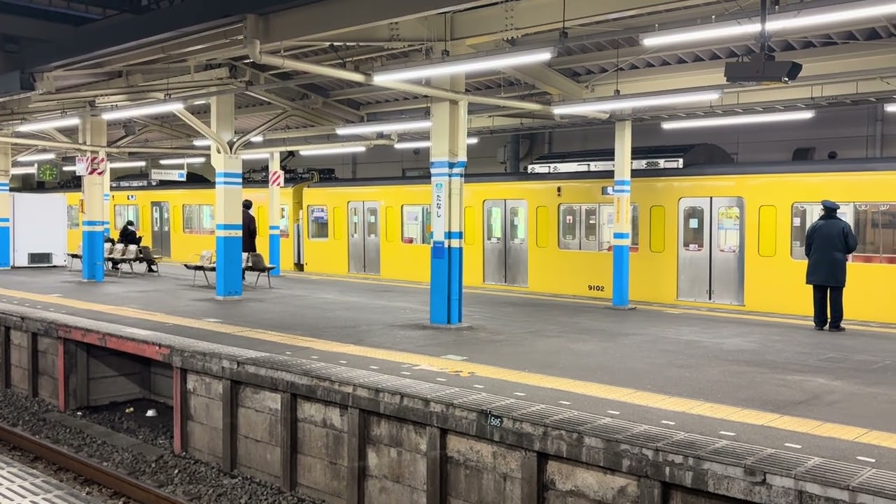 西武鉄道9000系9102F(不定期)回送田無駅発車