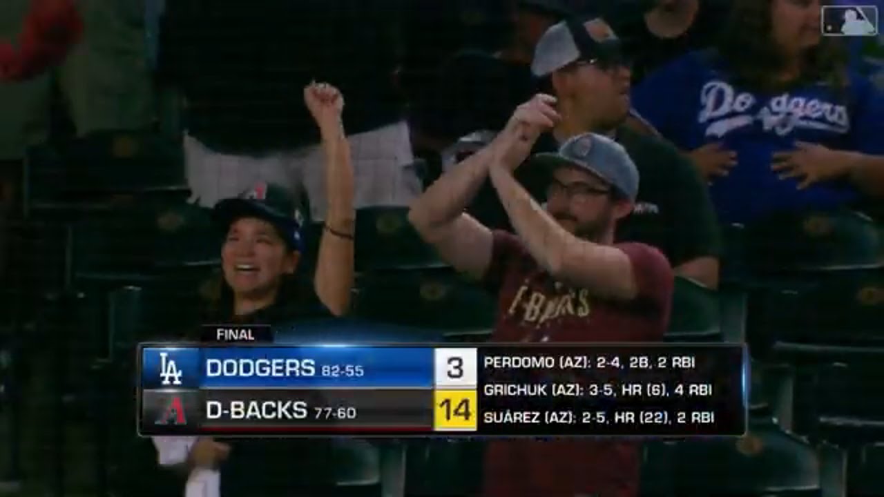 Brandon Pfaadt and Dbacks snap skid, DESTROY the Dodgers 14-3