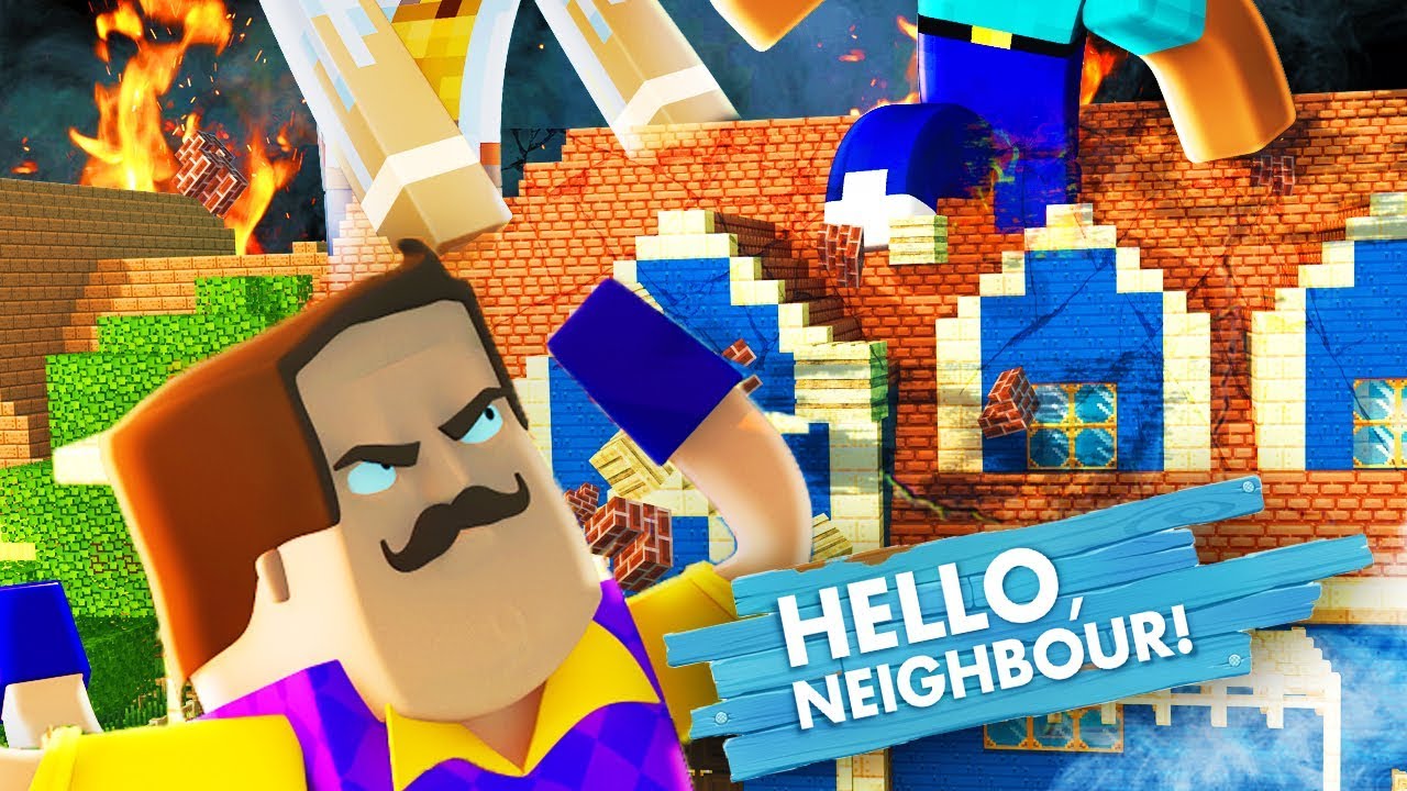 HELLO NEIGHBOUR'S HOUSE IS ATTACKED BY GIANTS!