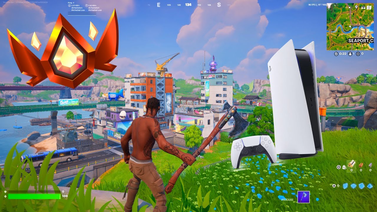 Fortnite RANKED Champion Chapter 6 Season 1 PS5 Gameplay (4K 120FPS)