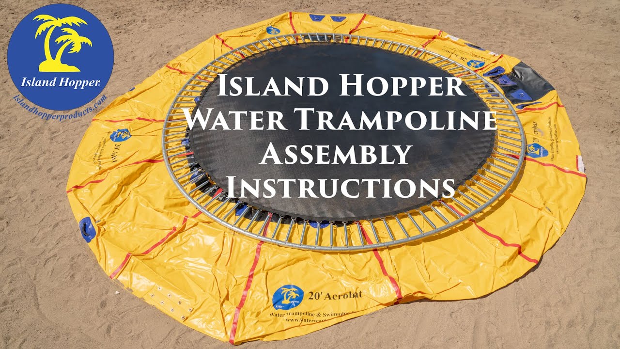 Island Hopper Water Trampoline Assembly Instructions - 20ft Acrobat