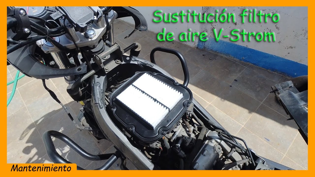 Sustitución filtro de aire V-Strom 650