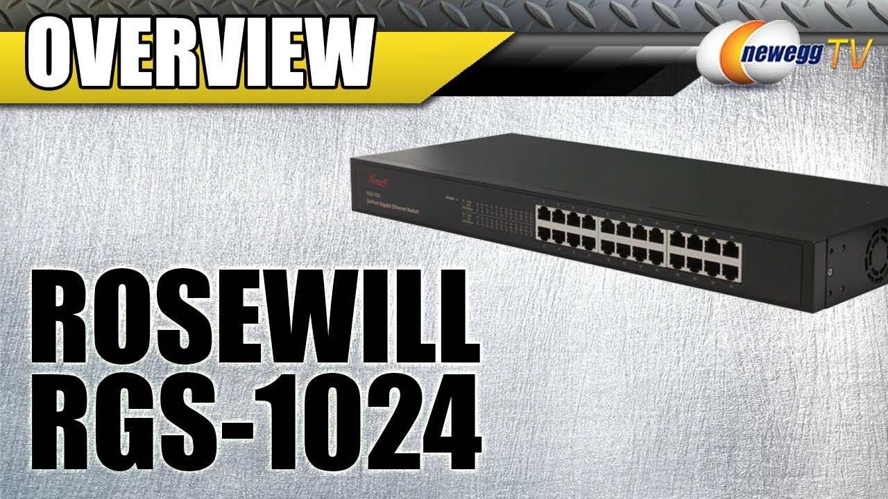 Newegg TV: Rosewill Rackmountable 24-Port Switch Product Tour