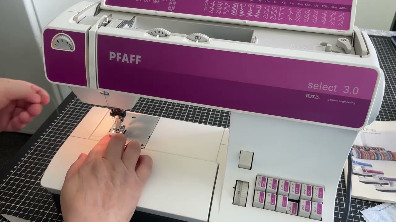 Einfädeln und aufspulen Pfaff select 3.0 #pfaff #nähmaschine #sewingmachine #einfädeln