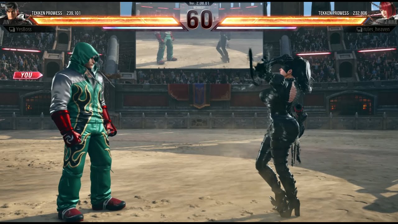 JIN vs ANNA | Tekken 8 Rank Season 2 ( ULTRA GRAPHICS )