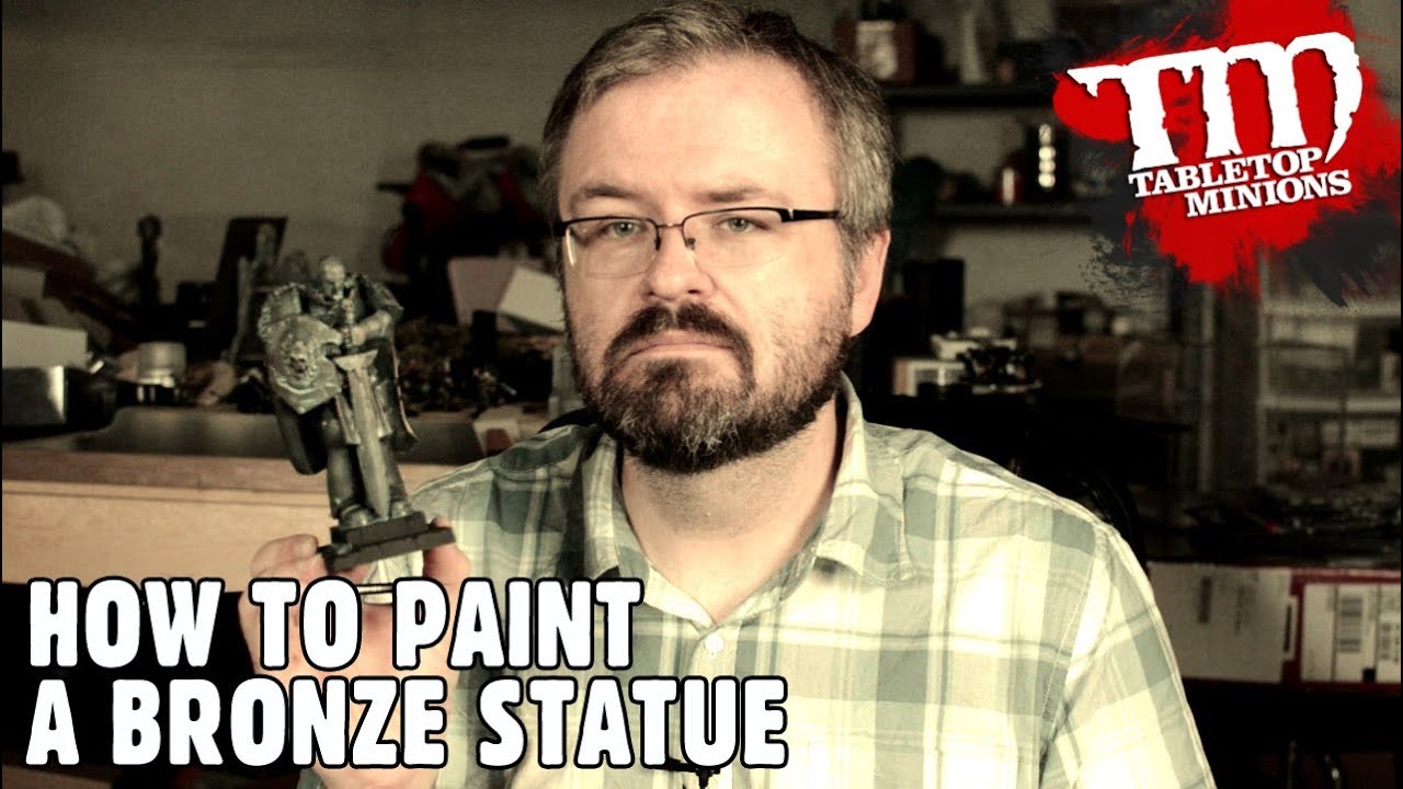 How to Paint a Bronze Statue