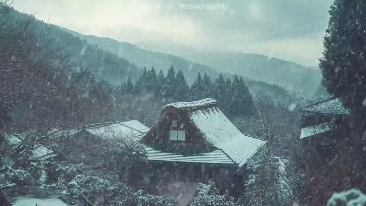 Epic Snowstorm  Howling Blizzard Sounds | Heavy Wind & Snow | Perfect Sounds For Sleep