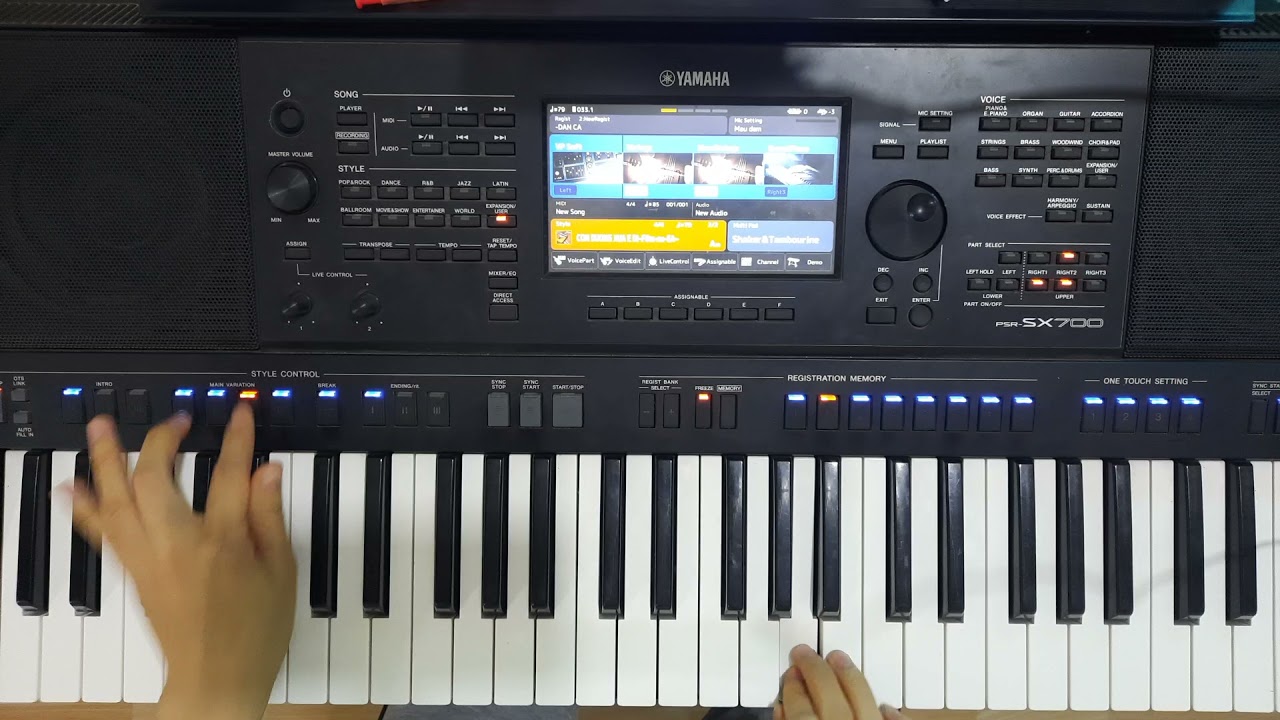 ĐỆM HÁT MẪU - BÀI CON ĐƯỜNG XƯA EM ĐI-khóa đệm hát Organ online phí 300k. LH 03 77806 906