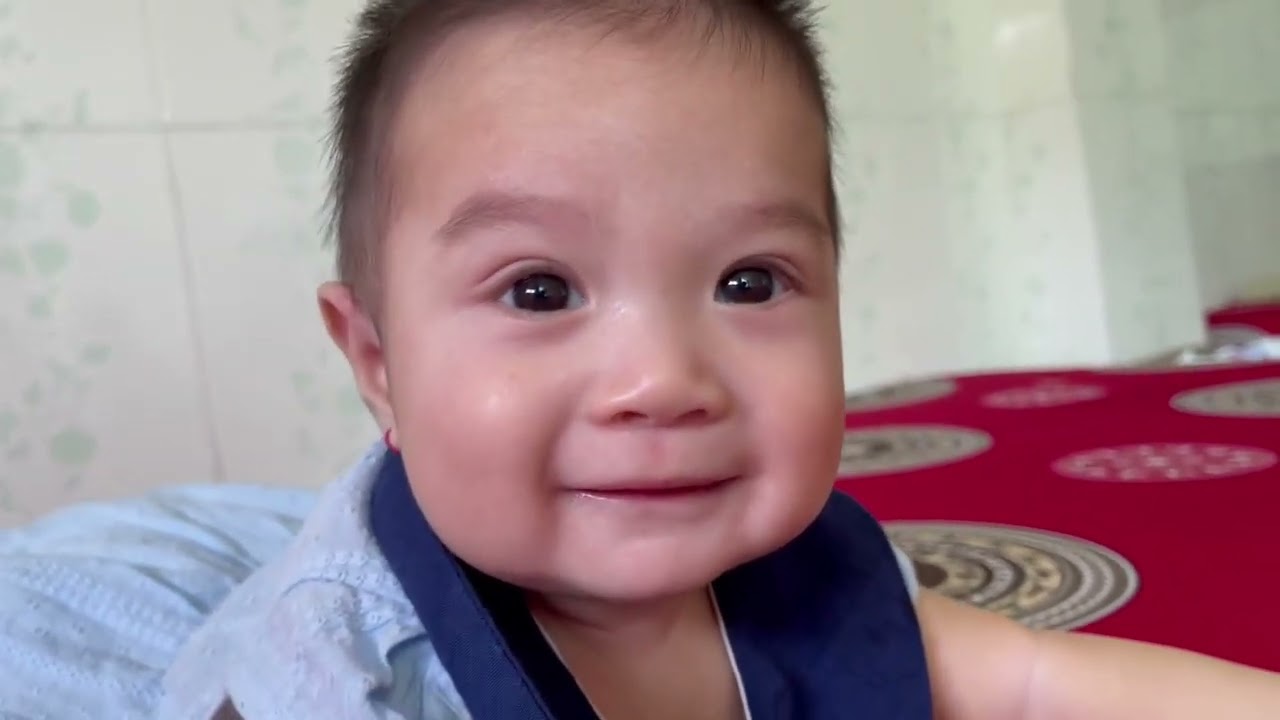 Mẹ Hương chào buổi sáng