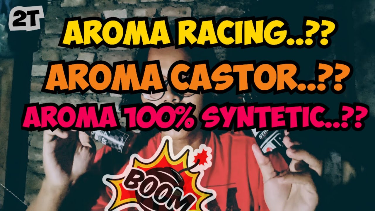 PERBEDAAN AROMA RACING dan 100% syntetic 😰😱🤩🔥💯 aroma oli samping