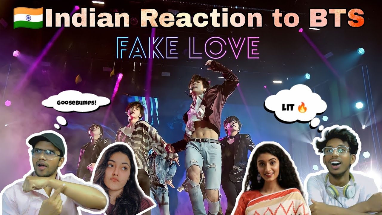 🇮🇳 Indians Reacts to BTS - 'Blood Sweat & Tears + Fake Love' | Live PTD | BTS Reaction - #12