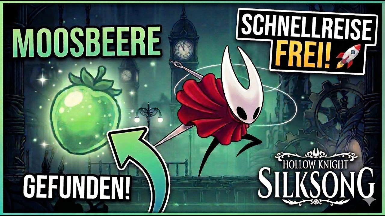 Hollow Knight Silksong: Das Geheimnis der MOOSBEERE! 🌿 Schnellreise im Tiefenkai freigeschaltet