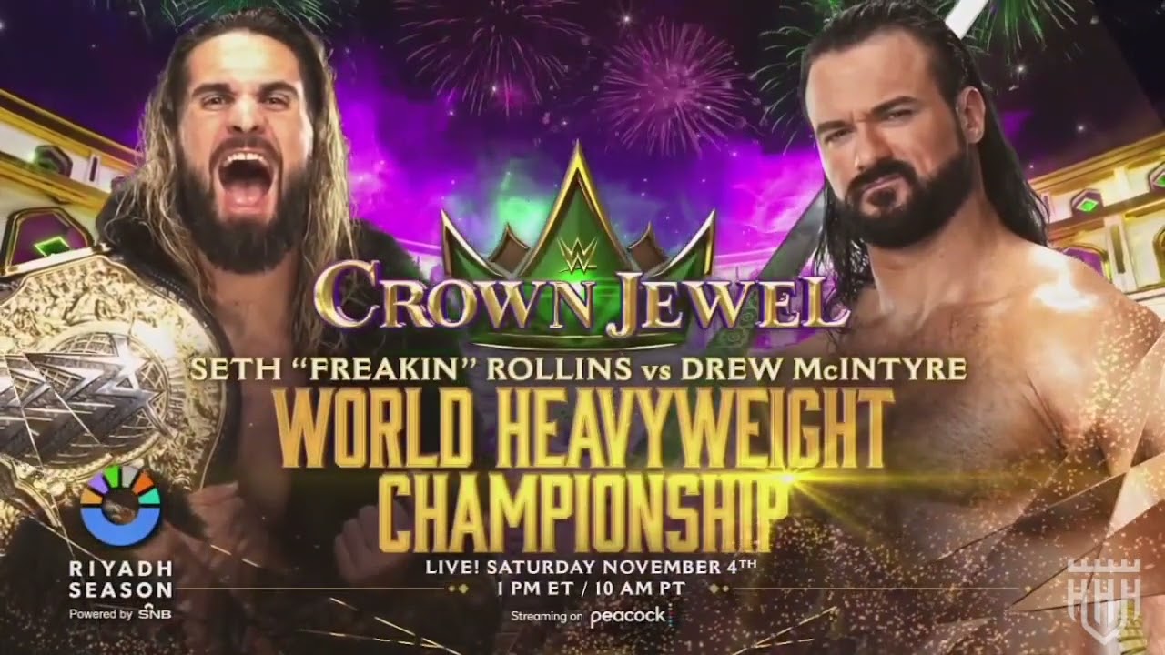 WWE Crown Jewel 2023 Match Card Seth 