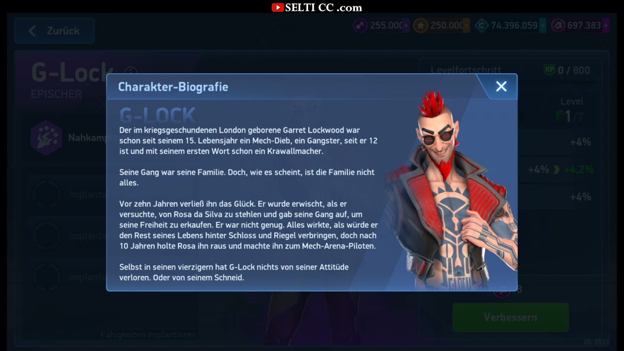 Mech Arena - Pilots Lore feat. G-Lock