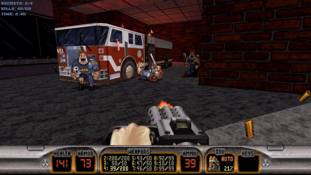 Duke Nukem 3D : 20th Anniversary World Tour - Shrapnel City : Farhenheit E3L7