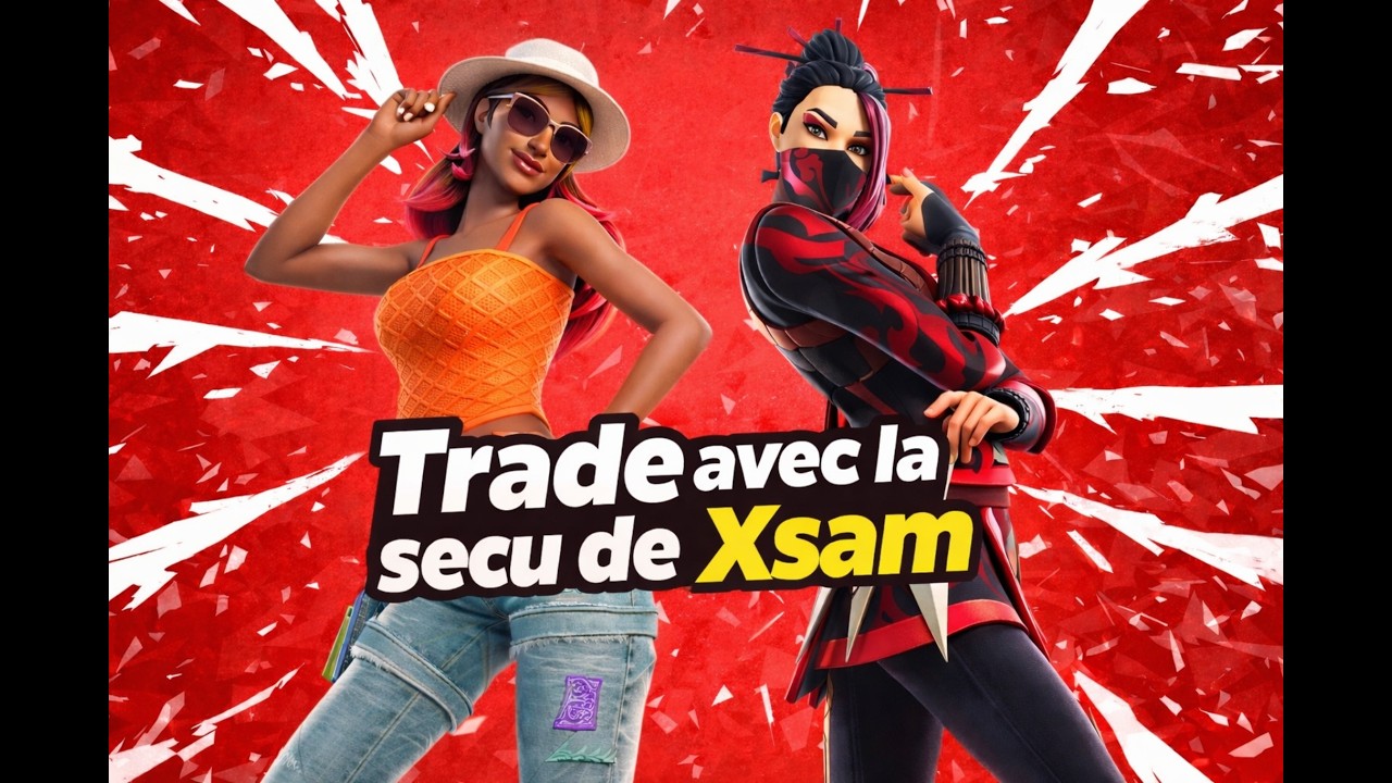JE TRADE UN DRAGON AVEC LA SECU A XSAM !!!           #fortnite #fortnitebrainrot #clips #brawlstars