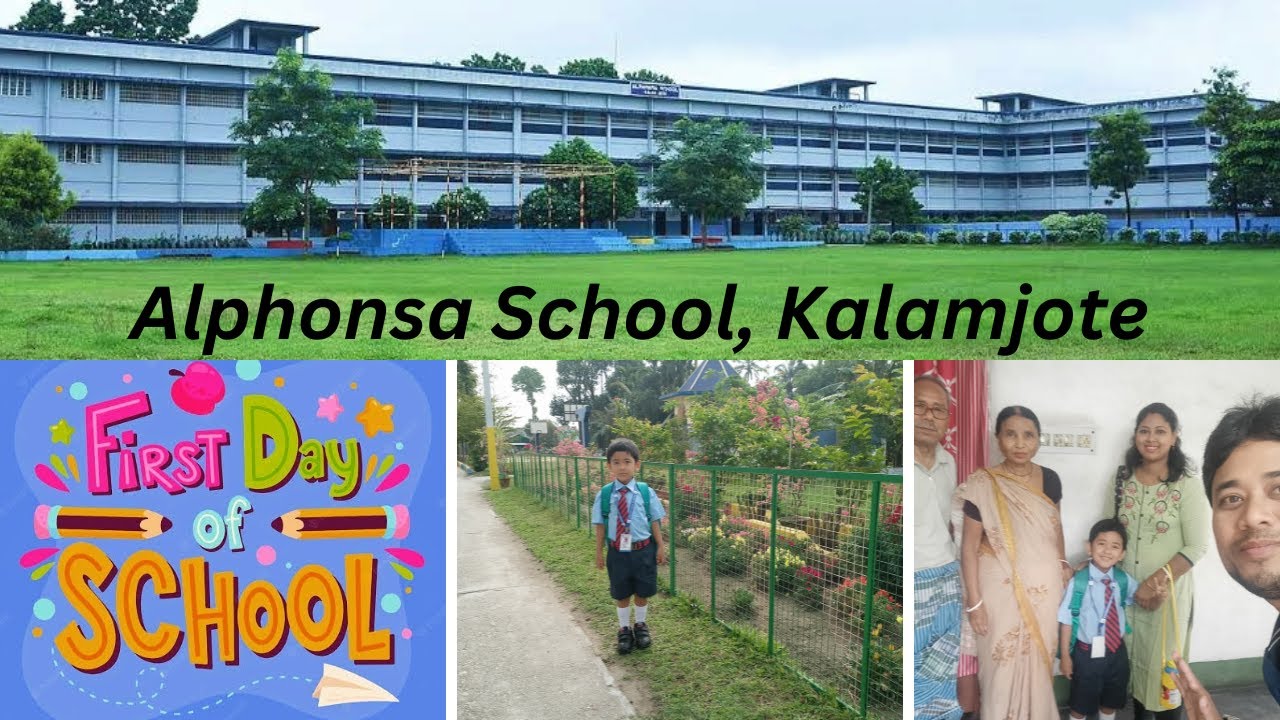 First Day of School - Alphonsa School, Kalamjote //siliguri @sanasworld143