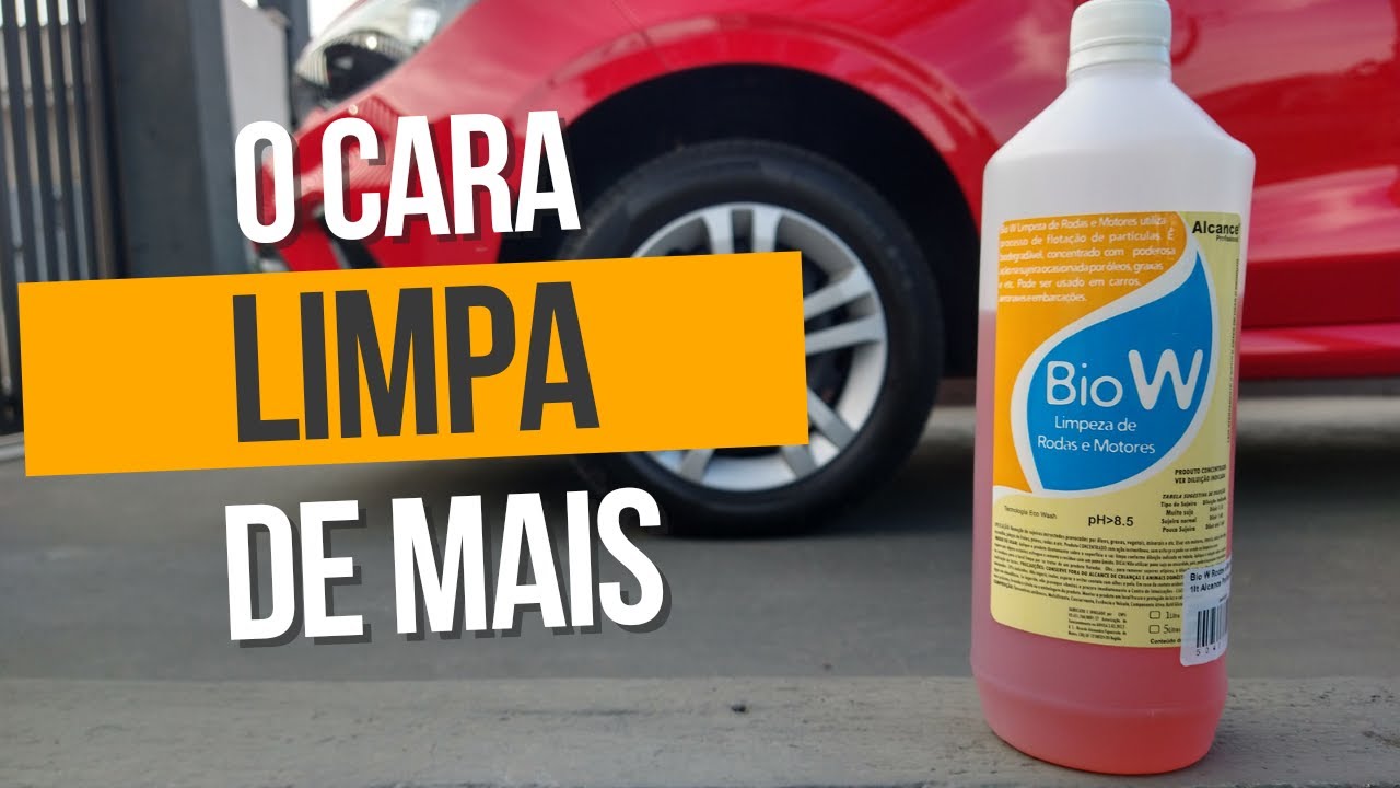 LIMPANDO O PNEU, RODA E CAIXA DE RODA COM BIOW DA ALCANCE