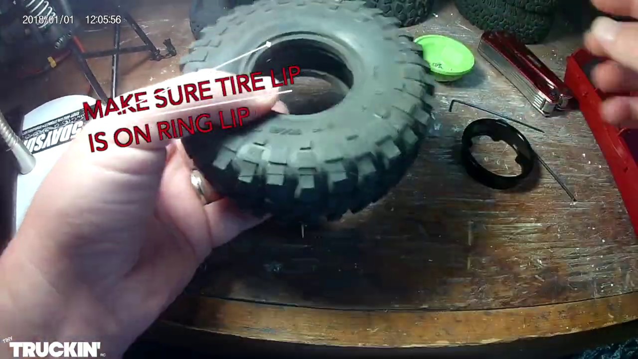 RC Crawler How to Mount Beadlock Wheels 1:10 Scale
