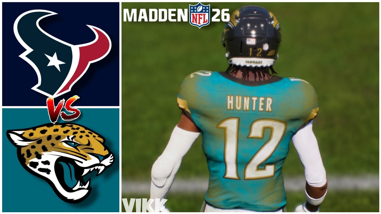 Texans vs Jaguars Week 3 Simulation (Madden 26)