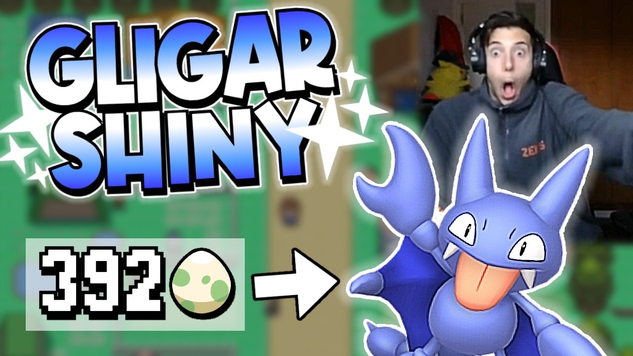 ¡GLIGAR SHINY! (392 Huevos) + Reacción | Pokémon Perla Reluciente