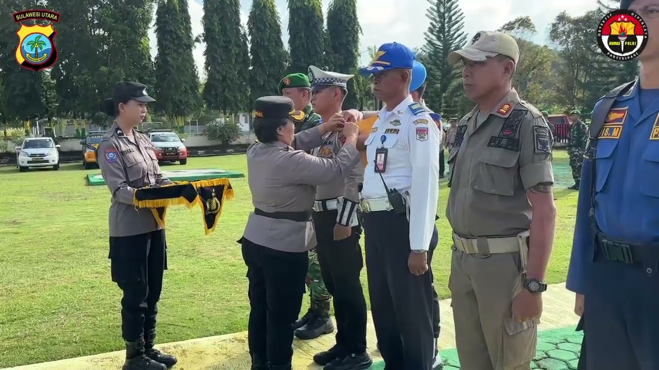 Polres Minsel melaksanakan Apel Gelar Pasukan Operasi Kepolisian Kewilayahan Keselamatan samrat 2026