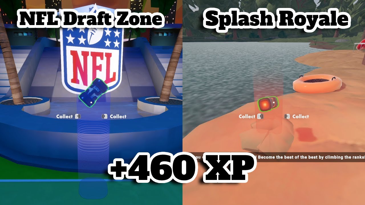 (UPDATED) Free Core Locations In NFL Draft Zone & Splash Royale (Science Restoration)