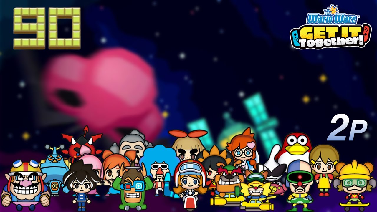 Intro Games Stage Score 90 with Co-Op All Crew | WarioWare: Get It Together!